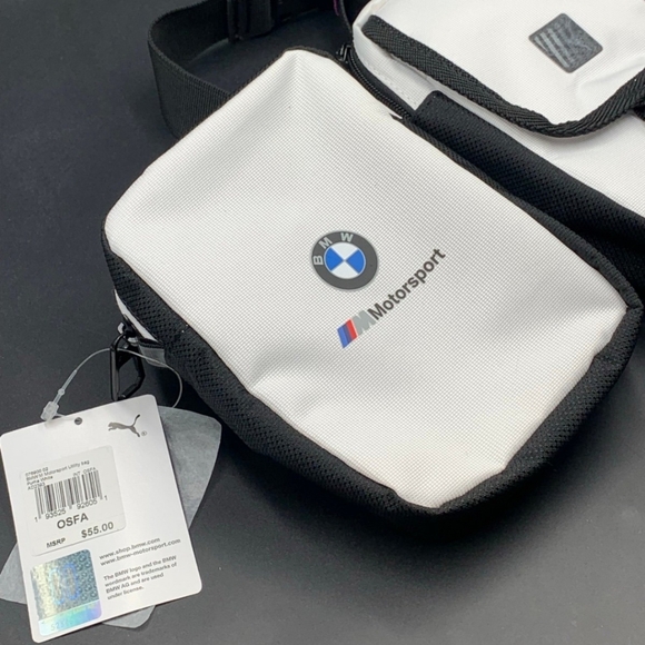 NWT Men's Puma x BMW Motorsport Double Portable Waist Bag - Picture 4 of 16